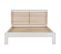 Chambre 140x190cm Avec Commode 7 Tiroirs Pin Naturel Et Blanc Scandinave - Laupell