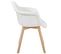 Lot De 2 Fauteuils Imitation Laine Motif Patchwork Blanc - Rohan