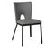 Lot De 2 Chaises Grises Métal Et Simili - Catalia