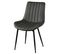 Lot De 6 Chaises Grises Métal Et Pvc - Carolann