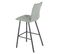 Lot De 2 Tabourets Vert D'eau Assise H65cm - Lagos