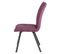 Lot De 2 Chaises Tissu Coloris Violet - Bispo