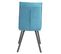 Lot De 2 Chaises Tissu Coloris Bleu - Bispo