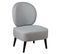 Fauteuil Crapaud Tissu Coloris Gris Souris - Skalan