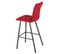 Lot De 4 Tabourets Rouges Hauteur H65cm - Lagos