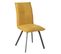 Lot De 4 Chaises Tissu Coloris Jaune - Bispo