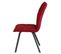 Lot De 4 Chaises Tissu Coloris Rouge - Bispo