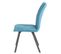 Lot De 4 Chaises Tissu Coloris Bleu - Bispo