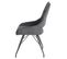 Lot De 4 Chaises Tissu Coloris Gris Anthracite - Amado