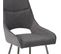 Lot De 4 Chaises Tissu Coloris Gris Anthracite - Amado