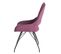 Lot De 4 Chaises Tissu Coloris Violet - Amado