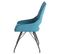 Lot De 4 Chaises Tissu Coloris Bleu - Amado