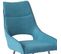 Lot De 4 Chaises Tissu Coloris Bleu - Amado