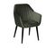 Lot De 2 Fauteuils Verts Piètement Noir - Heta