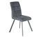 Lot De 2 Chaises Capitonnées Gris - John