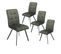 Lot De 4 Chaises Capitonnées Vert - John