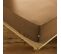 Drap Housse 90x190cm Coton Coloris Camel - Samia