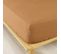 Drap Housse 90x190cm Flanelle De Coton Coloris Camel - Hedda