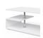 Table Basse Blanche 41 X 91 X 52,6 Cm (hxlxp)