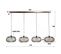 Suspension Contemporaine 4 Lampes Style Disques Ralf