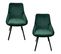 Chaise Pivotante Moderne En Velours Vert Oka (lot De 2)