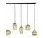 Suspension Vintage Multiple 5 Lampes Nova