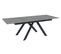 Table Céramique Extensible Grise Marbrée 170-214 Cm Ottawa