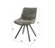 Chaise Grise En Bouclette Style Moderne (lot De 2) Galway