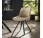 Chaise Beige En Bouclette Style Moderne (lot De 2) Galway