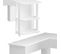 Bureau D'angle Blanc 140 X 75 X 140 Cm (lxhxp)