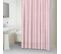 Rideau De Douche Uni Aspect Tissu - 180x180 Cm - Rose Boudoir