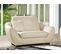 Fauteuil Cuir Julietta Beige