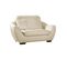 Fauteuil Cuir Julietta Beige