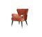 Fauteuil En Velours Jak - Orange