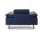 Fauteuil Cuir Design Lyam Bleu