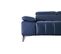 Fauteuil Cuir Design Lyam Bleu