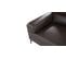 Fauteuil Cuir Design Mayron Marron