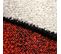 Tapis Salon 120x170 Triangula Rouge