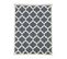 Tapis Salon 120x170 Tissé Gris Rectangle Motif Géométrique Af1 Style