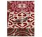 Tapis Salon 140x200 Tissé Rouge Rectangle Af1 Faian