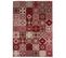 Tapis Salon 140x200 Tissé Rouge Rectangle Af1 Faian