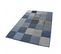 Tapis Entrée 60x110 Tissé Bleu Rectangle Motif Géométrique Af1 Geotrem