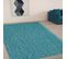 Tapis Shaggy 160x230 Rectangle Tissé Bleu Motif Uni Sg Loca