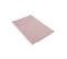 Tapis Shaggy 60x110 Rectangle Tissé Rose Clair Motif Uni Sg Loca