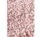 Tapis Shaggy 60x110 Rectangle Tissé Rose Clair Motif Uni Sg Loca