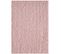 Tapis Shaggy 60x110 Rectangle Tissé Rose Clair Motif Uni Sg Loca