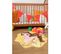 Tapis Enfant 67x67 Belle Jaune