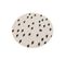 Tapis Enfant 90x90 Rond Prickly Blanc