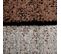 Tapis Salon 100x100 Tissé Beige Carré Motif Géométrique Geome