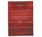 Tapis Berbère 200x290 Tissé Motifs Tribaux Af1 Berbi Rouge